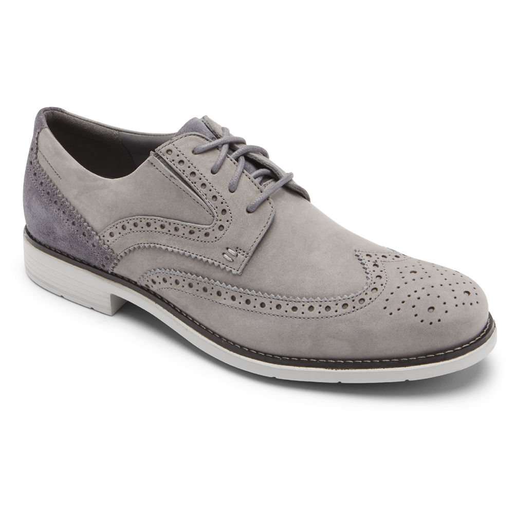 Rockport Sneakers For Mens Grey - Total Motion Classic Dress Wingtip - OD3217495